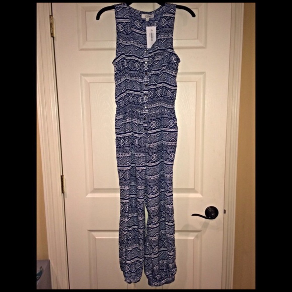 Tribal print jumpsuit